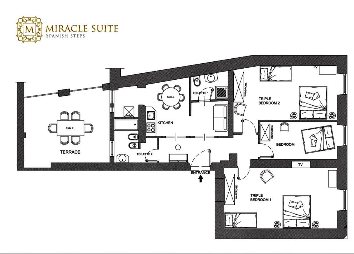 Spanish Steps Miracle Suite Rome Buitenkant foto